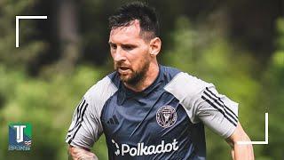 Lionel Messi's HAPPY practice with Inter Miami after scoring 2 GOALS in his return from INJURY