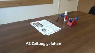 DIY Geschenktüten aus Zeitungspapier