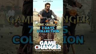 Game Changer 7 days collection || Box office collection #shorts