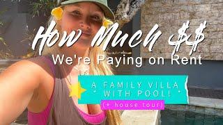 What we’re PAYING For MODERN Villa BALI Uluwatu |  Monthly Rental From a LOCAL LADY Bills inc