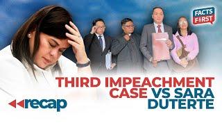 Third impeachment case filed vs Sara Duterte