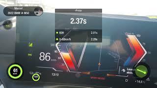 BMW I4 M50 0-100km/h dragy