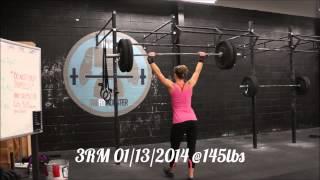 Jaime G. Overhead Squat 1RM to 3RM