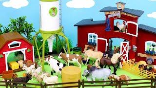 Building Farm for Barnyard Animal Figurines