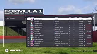 F1 2022 MRC, Season 10, Tier 2 , Race 11 - Britain Grand Prix