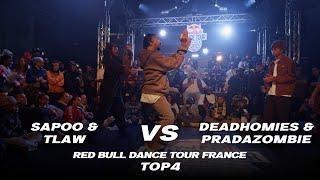 Sapo & TLaw vs DeadHomies & PradaZombie | HIP HOP 2VS2 TOP 4 | RED BULL DANCE TOUR FRANCE 2024