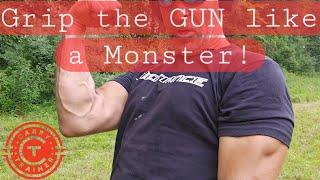 Grip the gun like a monster