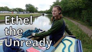 274. Narrowboat cruising on the Grand Union Canal