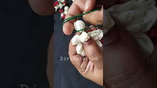 Beautiful Jasmine Garland #shorts #flowers #divyaprathee   #malligai