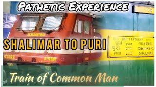 Shalimar to Puri Train | Pathetic Train Journey 12881 Garib Rath Express | Kolkata to Puri By Train