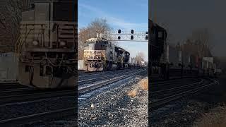 Chilly Morning Train: Watch as it Passes By! #trainspotting #railroad #trainwatching #chasingtrains