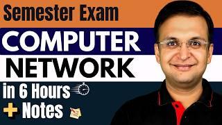 Complete CN Computer Networks in one shot | Semester Exam | Hindi