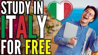 Study in Italy for Free! - Scholarships for International Students