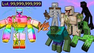 Spectrite Golem Vs. Mutant Monsters in Minecraft