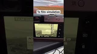 #fujifilm #filmsimulation