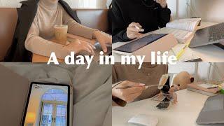 STUDY VLOG| A DAY IN MY LIFE | new glasses, study at the cafe