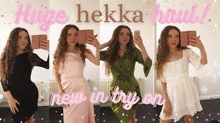 HUGE HEKKA TRY ON HAUL + DISCOUNT CODE | SPRING/SUMMER DRESSES REVIEW | HEKKAMALL JANUARY 2023