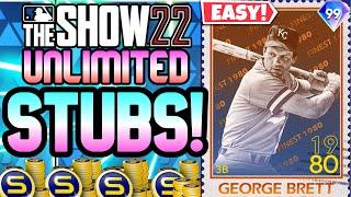 UNLIMITED STUBS METHOD! 50-90K PER HOUR! MLB The Show 22 Diamond Dynasty