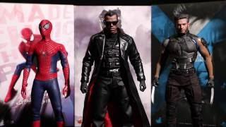 Hot Toys 1/6 scale review "Marvel edition Vol. 1" feat. DoFP Wolverine, Amazing Spiderman 2, Blade