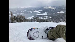 Forest Trail Snowboarding Transalpina - Vidra Lake March 2021 