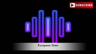 European Siren - Sound Effect HD