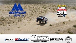 Insane Raw Heli Footage of Luke McMillin qualifying his Trophy Truck At BITD SS300