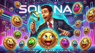 How To Find NEW Meme Coins On Solana - THE SECOND THE LAUNCH