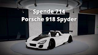 Driving the Spende 714 in Vehicle Legends Roblox.