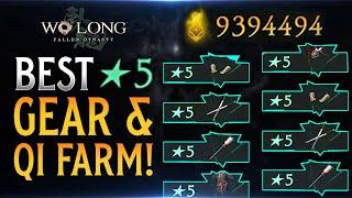 Wo Long: Fallen Dynasty FASTEST Way To Farm Qi & 5⭐️Gear! (INFINITE LOOT FARM)