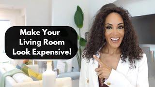 How to make your living room look expensive | 7 tips new home inspired