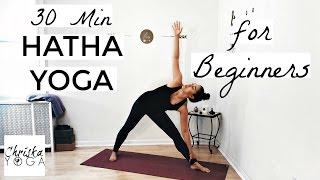 30 Min Hatha Yoga for Beginners - Gentle Beginners Yoga Class - Yoga Basics