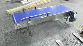 All stainless steel food grade conveyor by Kleenline