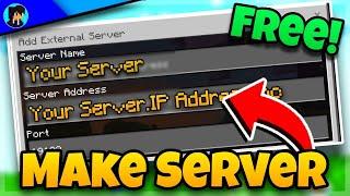How to Make YOUR OWN SERVER in Minecraft Bedrock 2025! (Free & Easy!)