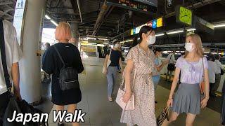 【平日でも大混雑！】品川駅構内を散策！(Japan Walking around Shimagawa Station)