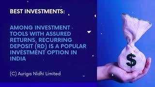 Highest Assured Returns on Recurring Deposits | RD | Auriga Nidhi Limited | 36% Assured Returns