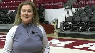 Women's Basketball vs Alabama - TROY TrojanVision News