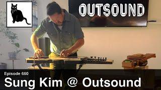 The invented instruments of Sung Kim at the Outsound Benefit Dinner