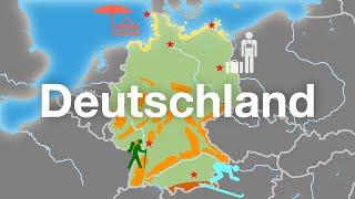 Deutschland - Tourismus in Karten