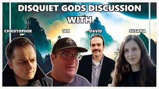 Disquiet Gods Discussion with Christopher Ruocchio, David J. Butler, Ian and Susana