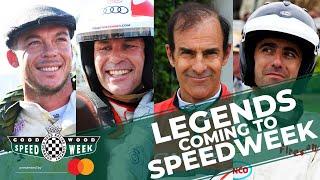 Five motorsport legends racing at Goodwood SpeedWeek!