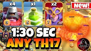 GODLY TRIPLETS! SUPER WITCH IS INSANE! TH17 Witch Attack | Best TH17 Attack Strategies in CoC