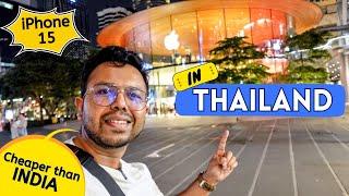 Travel Thailand To Buy Cheap iPhone 15 Pro At THE BIGGEST APPLE STORE In Bangkok 