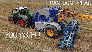 EPANDAGE d'EAU CHARGÉE sans TONNE après ENSILAGE : FENDT 1050 & AGROMETER | MARTEL !  