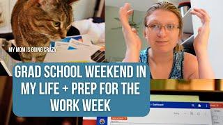 WEEKEND IN MY LIFE: Studying For Grad School And Getting Ready For The Work Week Ahead!