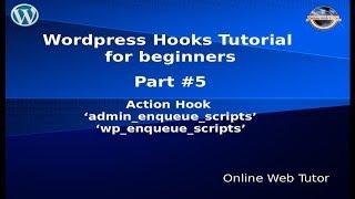 Wordpress Hooks Tutorial for beginners from scratch #5 admin_enqueue_script & wp_enqueue_script hook