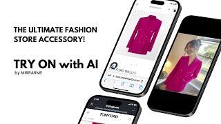 Add MIRRARME, TRY ON with AI to your Shopify store and let customers try on clothing with AI
