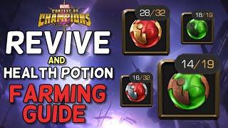 Revive and Health Pots Farming Guide 2021 | Grind Guide | Marvel Contest of Champions
