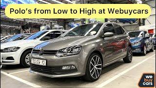 Volkswagen Polo's from Lowest to Highest at Webuycars !!