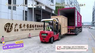 9 PE Foam Converting Machines Shipped to the USA! | Qianbao EPE Foam Machines