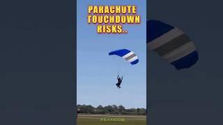 Why Parachute Landings Can Be Risky! #shorts #aviation